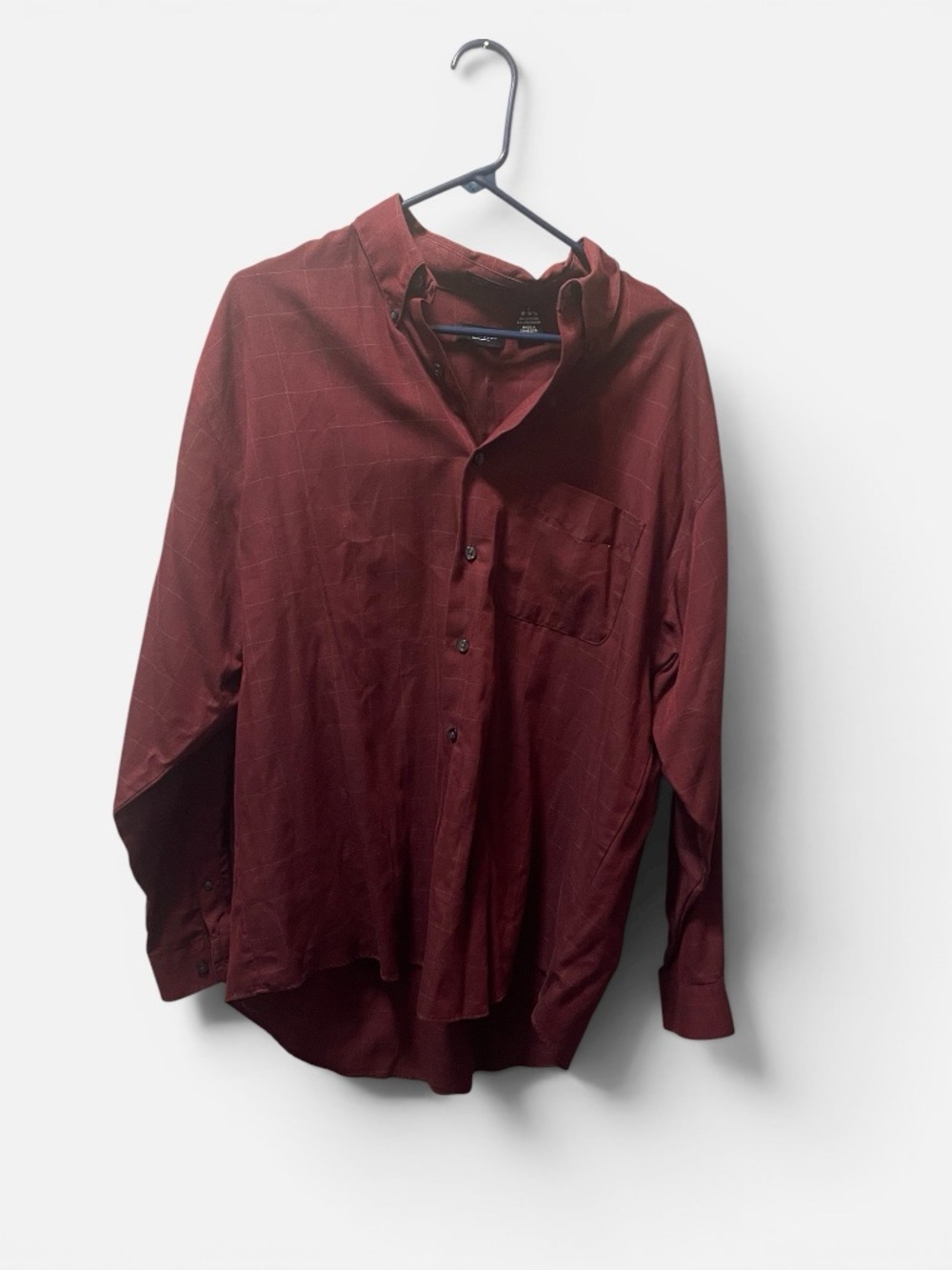 Van Heusen Men's Maroon Dress Shirt